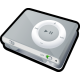 iPod Shuffle Silver Icon 80x80 png